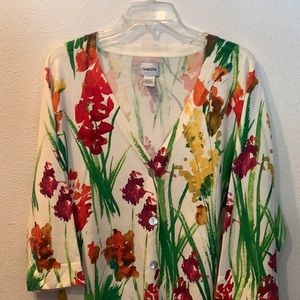 Chico’s brightly colored sweater